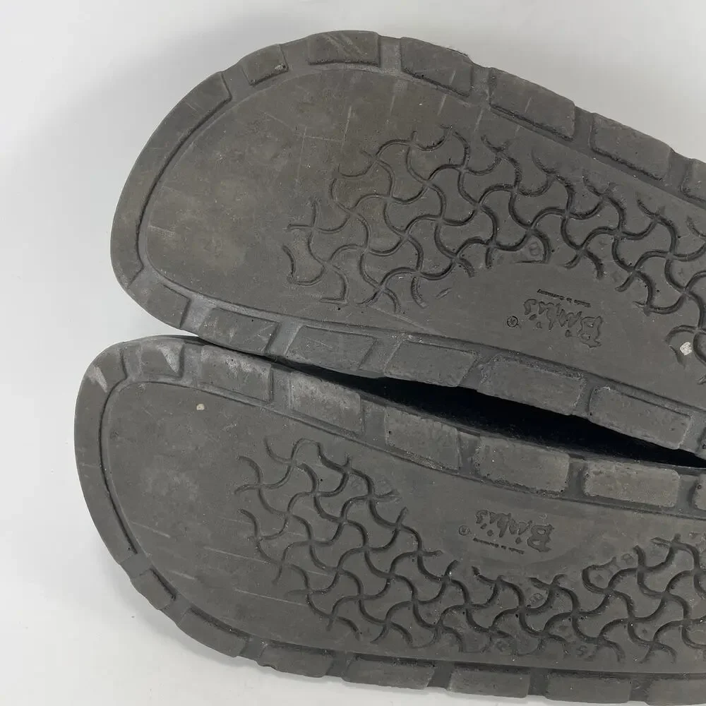 Birkis Birkenstock Womens Size 40, US Size 9-9.5 EVA Black Dual Strap Slides